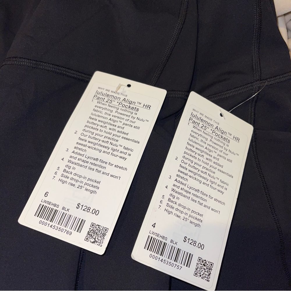 NWT Lululemon Align High Rise Pant with Pockets 25" - Picture 4 of 9
